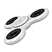 Maxboost Tri-Spinner Fidget Toy Prime Stress Reducer for Women, Kids and Adult [Premium Bearing] Easy Flick and Spin with Hands & Finger Focus Figit Toys - White/Black