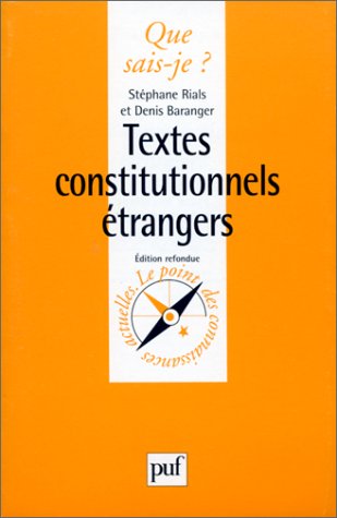 Textes constitutionnels étrangers