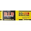 DID ketting 420 D, 132 schakels (standaard), open met clipslot