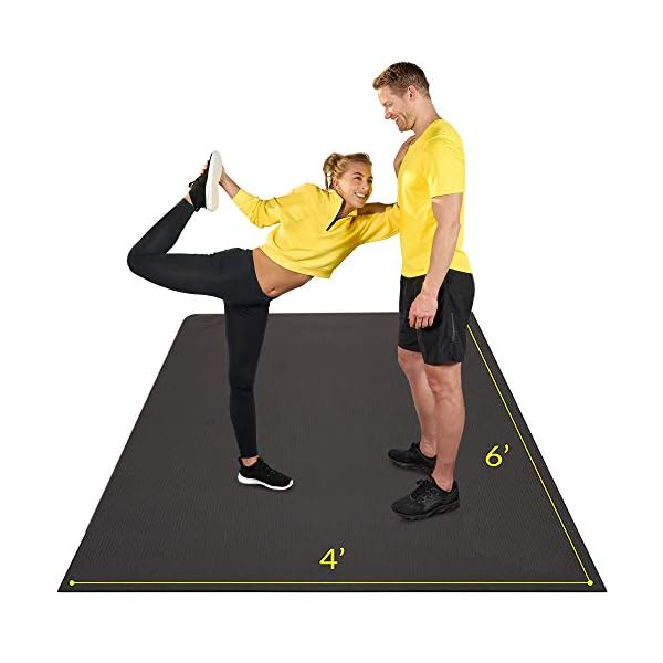ActiveGear Large Exercise Mat for Home Workout | Workout Gym Flooring for Home Gym | Rubber Workout Mat - 6 x 4 ft - Image 8