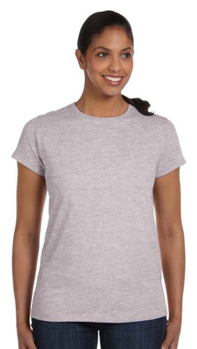 Hanes Women's T-Shirt - X-Large - Light Steel