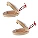 MagiDeal Kids Wooden Castanet Children Rhythm Musical Percussion Instrument Toy Pack of 2pcs