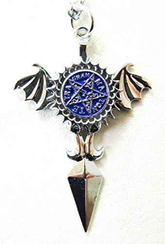 Kuroshitsuji Inverted Pentagram Dagger alloy pendant necklace