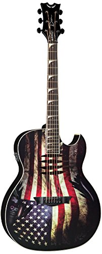 Dean MAKOGLORY Acoustic-Electric Guitar -"Glory" USA Flag Graphic