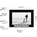 Daddy's Little Girl Picture Frame, Glass Front - Color: Black - Fits Photos 4x6 - Easel Back for Table Top Display