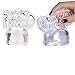 Massager Attachments, Massager Accessories Attachment Silicone- Two Different Styles (Clear)