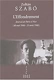 L'effondrement. Journal de Paris à Nice (10 mai 1940 - 23 août 1940) by 