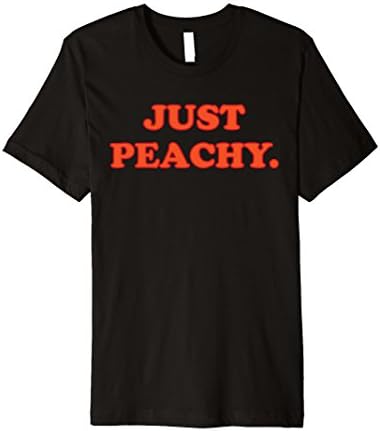 Mens Just Peachy T-Shirt  Medium Black