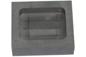 FY-STORE Graphite Ingot Mold Melting Casting Mould for Gold Silver Nonferrous Metal (250g)