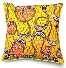 TKennyStore XS:136 African Wax Print Pillow Cover 18 x 18 Inches Pillow Case Cushion Cover