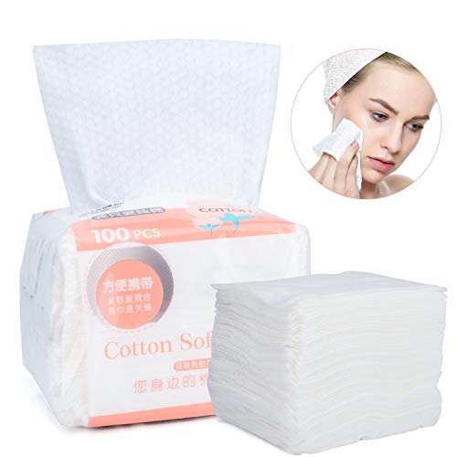 100Pcs Facial Cotton Tissue cotton soft towel, Absorbent Cotton Pad