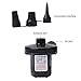 Electric Air Pump Air Mattress Pump 110V AC Quick-Fill Pump for Inflatables Pool Floats,3 Nozzles for Replacement