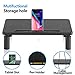FITUEYES Computer Monitor Stand Riser Height and Angle Adjustable Multi Media Speaker TV PC Laptop Desktop Stand Storage Organizer for iMac,Printer,Notebook,Xbox One,DT103901WBthumb 4