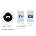 OWIKAR® Mini In-ear Invisible Bluetooth V4.0 Headset Wireless Stereo Bluetooth Earphone Headphones Earbuds Hands-free with Mic for iPhone Samsung HTC Smartphones iPad Tablets (Black)