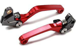 Foldable Clutch Brake Lever Billet Pivot Levers for CR CR80R CR85R 98-07 CRF150R 07-20 CR125R CR250R 92-03 CRF450R CRF 450R 0