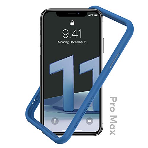RHINOSHIELD Bumper Case compatible with [iPhone 11 Pro Max] | CrashGuard NX - Shock Absorbent Slim Design Protective Cover 3.5M / 11ft Drop Protection - Royal Blue