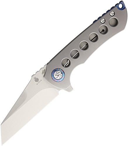 Kizer Cutlery Folding Pocket Knives Flipper Knife Titanium Handles EDC Knife, Critical Matthew Christensen Ki4508