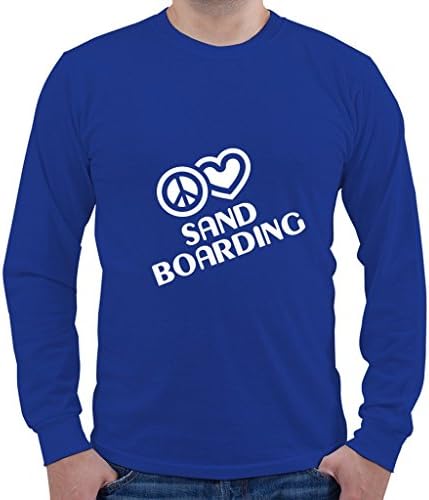 PEACE LOVE SAND BOARDING Sport Unisex Long Sleeve Shirt