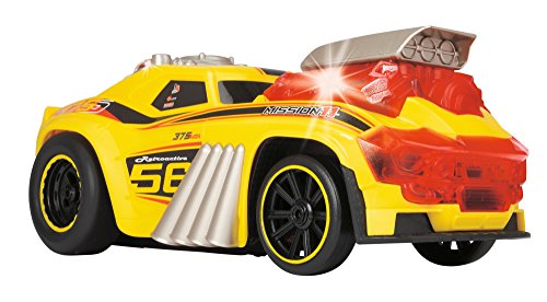 Dickie Toys 203765001 Skullracer, motorisiertes Spielzeugrennauto, mit Wheelifunktion, Licht und Sound, 24 cm – Bild 8