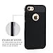 Stoon iPhone 7 Case / iPhone 8 Case, Hybrid Dual Layer Case [TPU, PC] Shock Absorption / Impact Resistant for iPhone 7 /8 (Ultra Protection Cover for iPhone 7 /8 (black)
