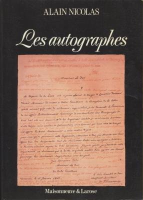 Les autographes (French Edition) by Alain Nicolas (Paperback)