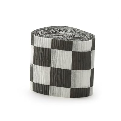 FR Checkered Crepe Streamer Party Accessory (1 count) (1/Pkg)