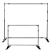 VEVOR 8' Banner Stand Adjustable Display Backdrop Lightweight Portable Trade Show Wall for Photography(8' Banner Stand)