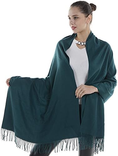 Niaiwei Cashmere Scarf Blanket Large Soft Pashmina Shawl Wrap For Men and Women