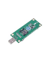 SMAKN® Mini PCI E tarjeta de adaptador inalámbrico a USB con ranura para tarjeta SIM Módulo de Pruebas WWAN E0 X c