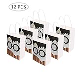 12PC Harry Potter Gift Bag - Potter Hogwarts Extravaganza Party Supplies - Harry Potter Favor Bags for Kids Harry Theme Birthday Party Decorations Supplies
