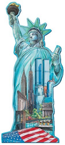 1000pc. Statue of Liberty Shaped Puzzle