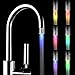 Kitchen Sink LED Light Faucet Romantic 7 Color Change Tap Water Glow Water Stream Shower LED Faucet Taps Bathroom Stream Shower LED Faucet Lights by Staron (A)