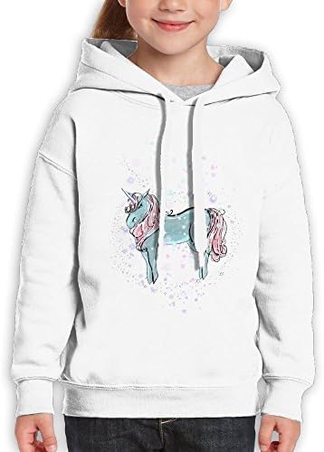 Ydjfgg Fgsf Beautiful Unicorn Pullover Long Sleeves Hooded With Sweater For Girl