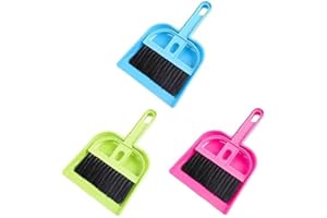 1 Pcs Sweep Cleaning Brush Small Broom Dustpan Set Garbage and Sweep The Ingenious Combination Daily Gadgets Random Color Dur