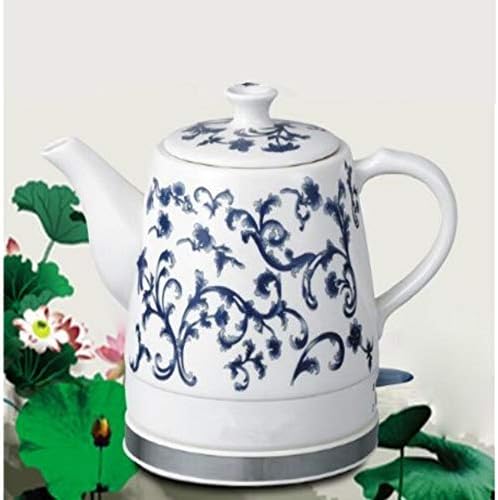 ZIDAJINC Ceramic Kettle, Electric Kettle, Color Blue And White Porcelain Kettle, Home Decor Teapot