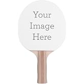 Infusion Custom Photo or Logo Ping Pong Paddle, Premium 5 Ply Direct Imprint Personalization on Table Tennis Racket