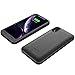 Alpatronix iPhone XR Battery Case, 5000mAh Slim Portable Protective Extended Charger Cover with Qi Wireless Charging Compatible with iPhone XR (6.1 inch) BXXr - (Black)