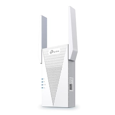 TP-Link AX3000 WiFi 6 Range Extender | PCMag Editor's Choice | Dual-Band Wireless Repeater w/Ethernet Port | Up to 2400 Sq. Ft., 64 Devices | Internet Signal Booster | APP Setup | EasyMesh (RE715X)