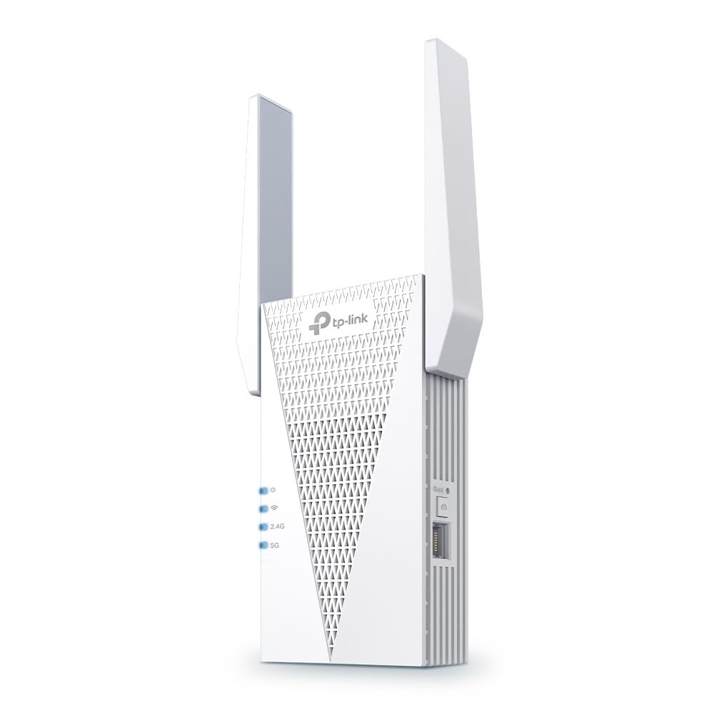 Photo 1 of TP-Link AX3000 WiFi 6 Range Extender | PCMag Editor's Choice | Dual-Band Wireless Repeater w/Ethernet Port | Up to 2400 Sq. Ft., 64 Devices | Internet Signal Booster | APP Setup | EasyMesh (RE715X)