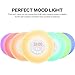 Uoune Wake Up Light Alarm Clock Digital Sunrise Smart Clock Touch LED Color Changing Clock Light with FM Radio and Natural Sounds for Kids Adults Bedroom Bedside