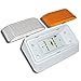 Leisure LED RV Exterior Porch Utility Light - 12v 280 Lumen Lighting Fixture. Replacement Lighting for RVs, Trailers, Campers, 5th Wheels. White Base, Clear and Amber Lens Included (White, 1-Pack) primary