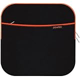 Pawtec External USB CD DVD Blu-Ray & Hard Drive Neoprene Protective Storage Carrying Sleeve Case With Extra Storage Pocket