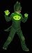 Disguise Gekko Costume, Official PJ Masks Glow Costume Jumpsuit and Mask, Toddler Size (7-8)
