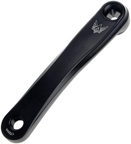 Deboc Alloy Chainwheel Crank For Mountain Bike Folding Bicycle Riding Equipment-Square Hole (Black)