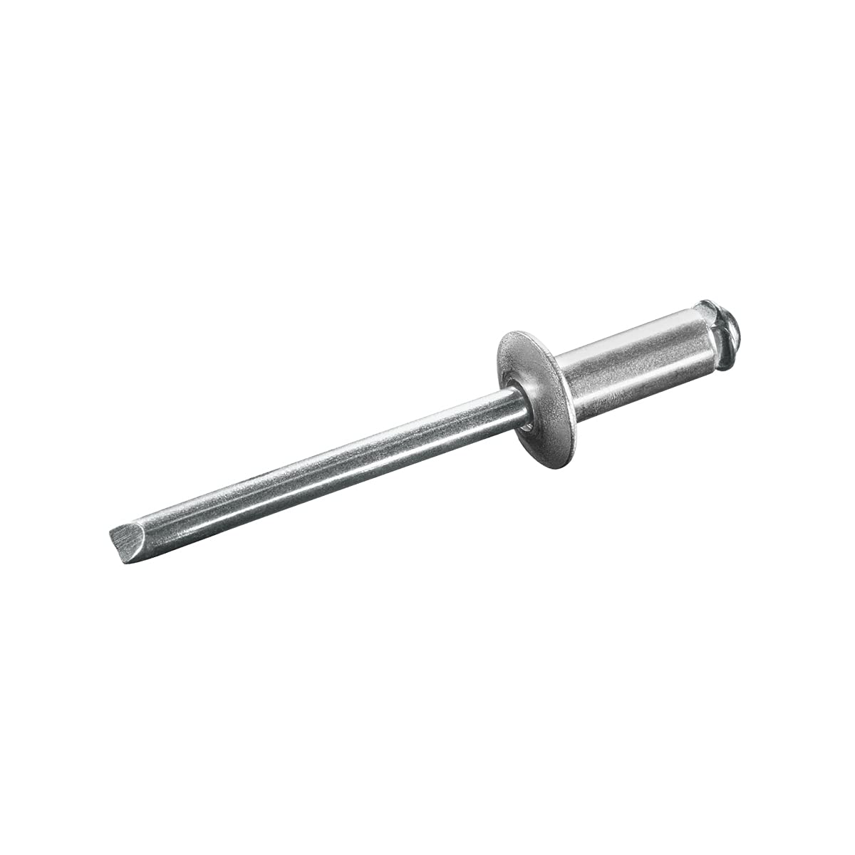 GOEBEL® - 1000 x Peel Blind Rivets (Ø x L) 4 x 12 mm - Aluminium AlMG 5,0/ Galvanized Steel - Dome Head - Star - 7088401200
