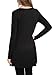 BAISHENGGT Women's Short Sleeve Casual Swing Tunic Tops Basic T Shirt X-Large Black