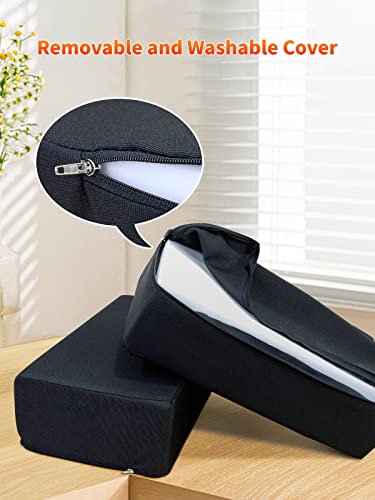 Agsnilove Meditation Cushion Yoga Bolster Pillow Thick High Density Foam Floor Seating Cushion for Yoga Meditation Living Room Sofa Balcony Outdoor