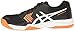 ASICS Men's Gel-Dedicate 5 Tennis Shoe, Black/White/Shocking Orange, 10 M US