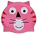 Simplicity Kids Boys Girls Cute cartoonish Swimming Cap, Pink Cat