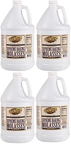 Golden Barrel Unsulfured Supreme Baking Molasses Gallon Jug (Case of 4-1 Gallon Jugs)